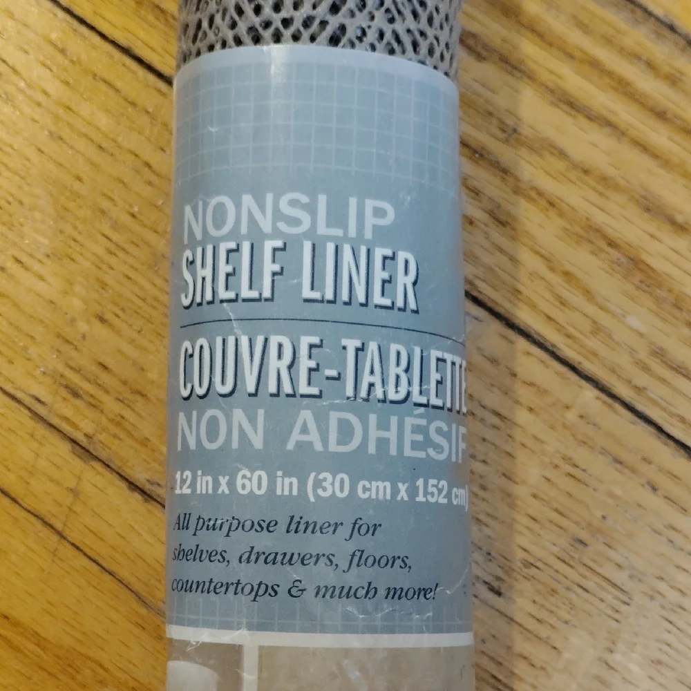 Non-Slip Gray Drawer & Shelf Liner Rolls - Pack of 3